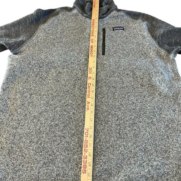 Patagonia 1/4 zip sweater, 2 tone gray, men's size XXL - Picture 5 of 9